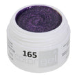 #165 Premium-GLITTER Color Gel 5ml Flieder und Rosa mit Silberglitter - MSE - The Beauty Company