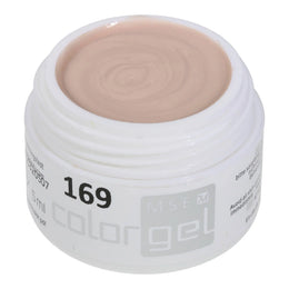 #169 Premium-EFFEKT Color Gel 5ml Heller Nudeton mit rose-goldenem Perleffekt
