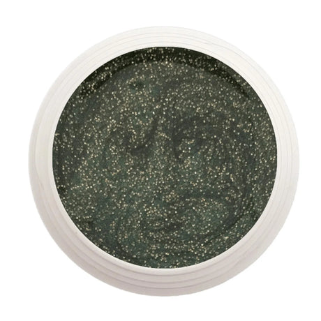#178 Premium-GLITTER Color Gel 5ml Dunkles Tannengrün mit bronzefarbenem Glitter - MSE - The Beauty Company