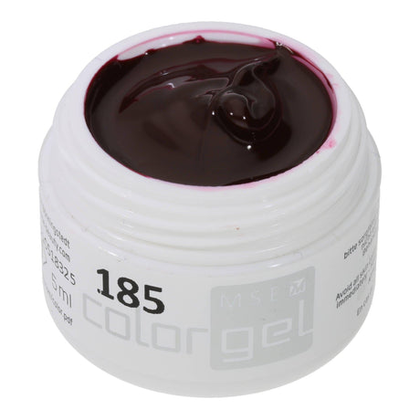 #185 Premium-PURE Color Gel 5ml Klassisches Schwarzrot - MSE - The Beauty Company