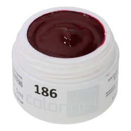 #186 Premium-PURE Color Gel 5ml Dunkles Violettrot