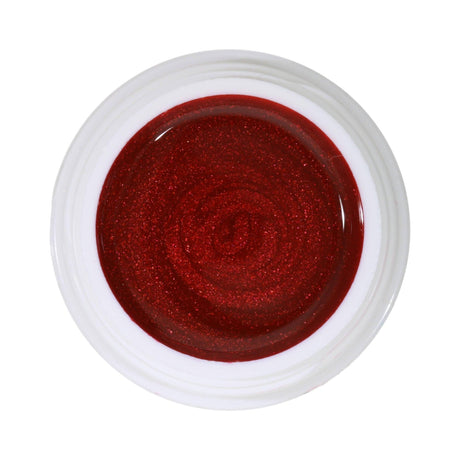 #189 Premium-EFFEKT Color Gel 5ml Kräftiges Rot mit ausgeprägtem rosa-rotem Perlglanz - MSE - The Beauty Company