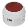 #190 Premium-EFFEKT Color Gel 5ml Dunkelrot mit dezentem rotem Perlglanz - MSE - The Beauty Company