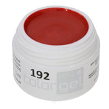 #192 Premium-EFFEKT Color Gel 5ml Signalrot mit leichtem rosa Schimmer - MSE - The Beauty Company