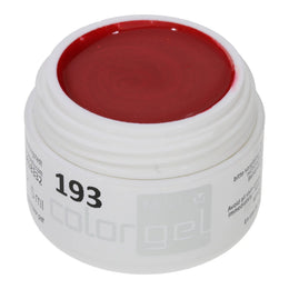 #193 Premium-EFFEKT Color Gel 5ml Kirschrot mit Goldschimmer
