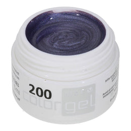 #200 Premium-EFFEKT Color Gel 5ml Flieder blau mit Perlglanz
