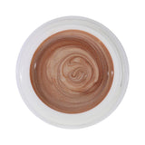 #212 Premium-GLITTER Color Gel 5ml Kräftig glänzendes Creme-Beige - MSE - The Beauty Company