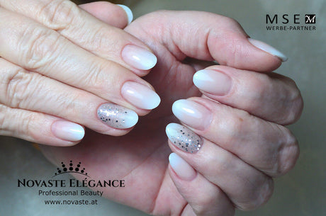 #222 Premium-GLITTER Color Gel 5ml Klassisches silbernes Glittergel dominiert von groben Glitterpartikeln - MSE - The Beauty Company