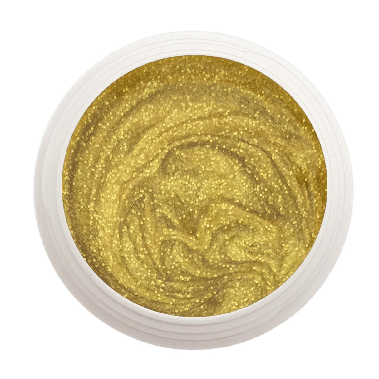 #223 Premium-GLITTER Color Gel 5ml Gold mit goldfarbenem Glitter - MSE - The Beauty Company