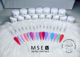#267 Premium-EFFEKT Color Gel 5ml Blasses Rosaviolett mit silbernem Perlglanz - MSE - The Beauty Company