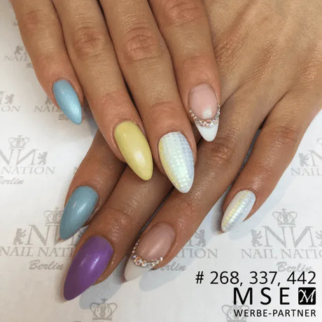 #268 Premium-EFFEKT Color Gel 5ml Heller Fliederton mit Perlglanzeffekt - MSE - The Beauty Company