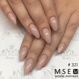 #321 Premium-EFFEKT Color Gel 5ml Dezent schimmerndes Beige-Rosa - MSE - The Beauty Company