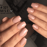 #321 Premium-EFFEKT Color Gel 5ml Dezent schimmerndes Beige-Rosa - MSE - The Beauty Company