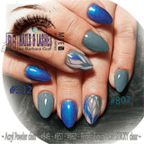 #332 Premium-EFFEKT Color Gel 5ml Dunkles, leuchtendes Blau mit Schimmereffekt - MSE - The Beauty Company