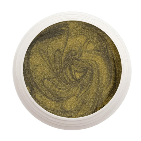 #357 Premium-EFFEKT Color Gel 5ml Olivgrün mit goldenem Perlglanz - MSE - The Beauty Company