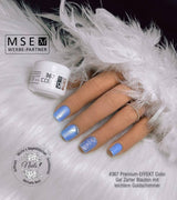 #367 Premium-EFFEKT Color Gel 5ml Zarter Blauton mit leichtem Goldschimmer - MSE - The Beauty Company