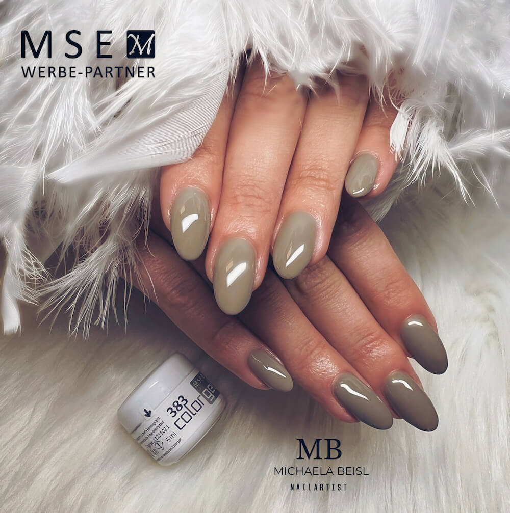 #383 Premium-PURE Color Gel 5ml Grünlicher Schlammton - MSE - The Beauty Company