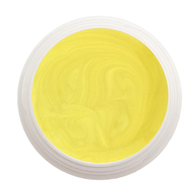 #387 Premium-EFFEKT Color Gel 5ml Zartes Gelb mit feinem Goldschimmer - MSE - The Beauty Company