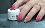 #411 Premium-EFFEKT Color Gel 5ml Leuchtendes zart schimmerndes Pink - MSE - The Beauty Company