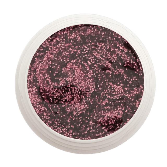 #420 Premium-GLITTER Color Gel 5ml Rosafarbenes Gel mit mit dunkelrosanem Glitter - MSE - The Beauty Company