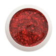 #424 Premium-GLITTER Color Gel 5ml Zart rotes Gel mit rotem Glitter - MSE - The Beauty Company
