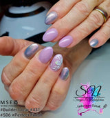 #431 Premium-EFFEKT Color Gel 5ml Zarter Violettton mit leichte, roas Schimmer - MSE - The Beauty Company