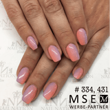 #431 Premium-EFFEKT Color Gel 5ml Zarter Violettton mit leichte, roas Schimmer - MSE - The Beauty Company