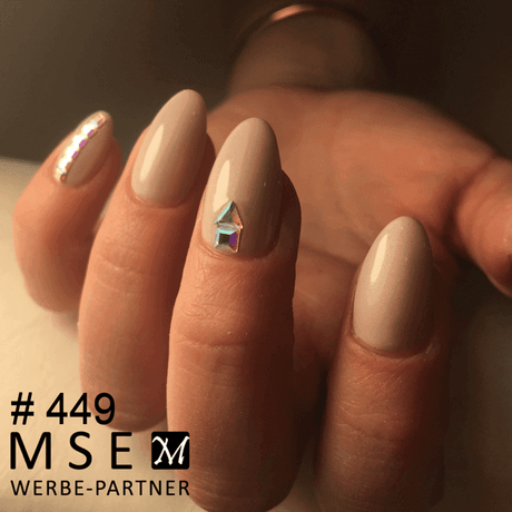 #449 Premium-EFFEKT Color Gel 5ml Beige mit blausilbernem Perlglanz - MSE - The Beauty Company