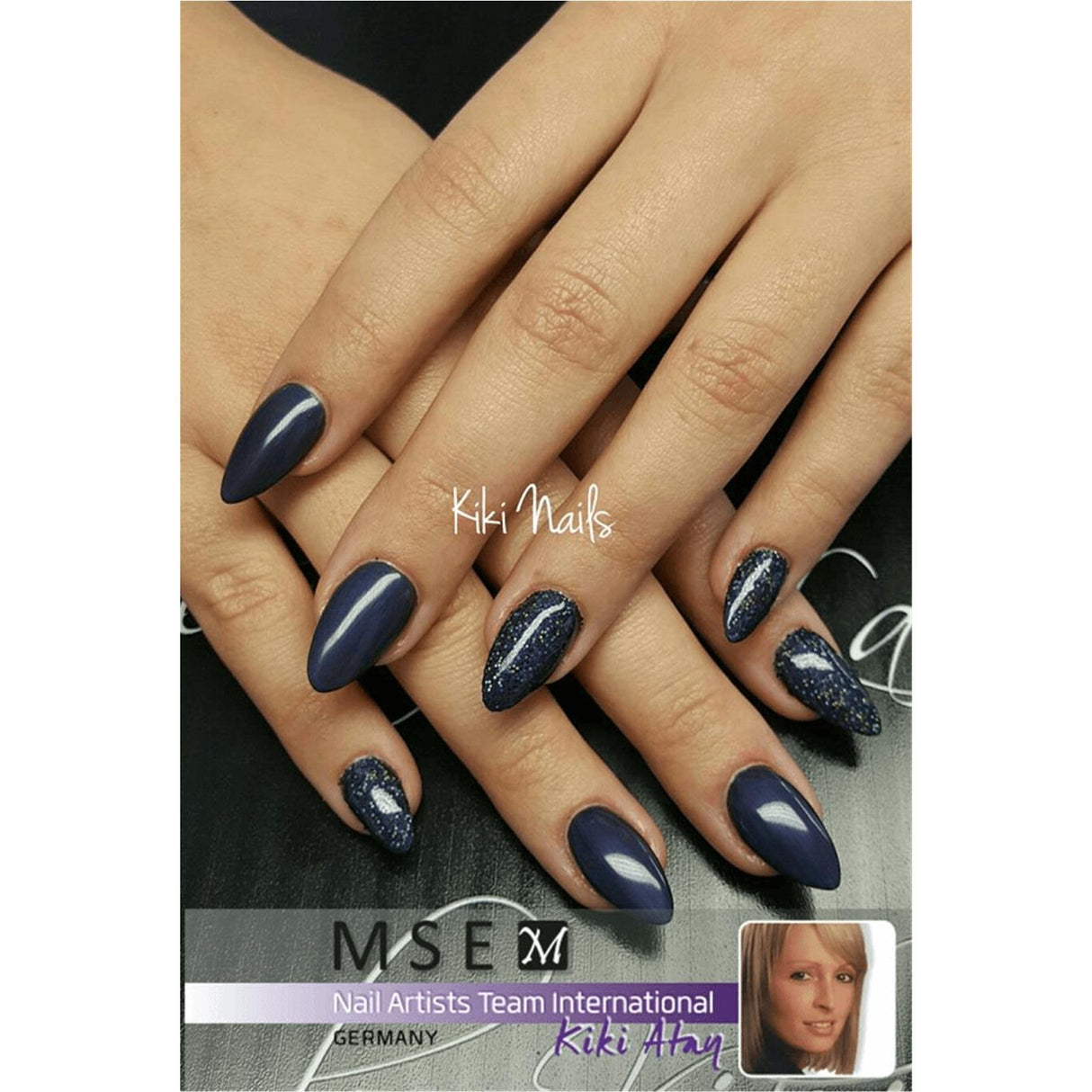 #463 Premium-EFFEKT Color Gel 5ml Schwarzblau mit dezentem Perlglanz - MSE - The Beauty Company
