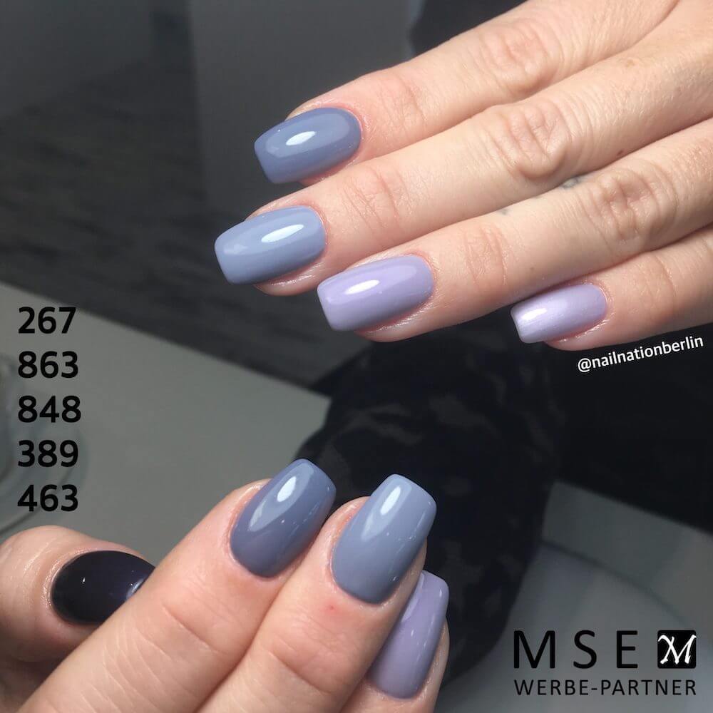 #463 Premium-EFFEKT Color Gel 5ml Schwarzblau mit dezentem Perlglanz - MSE - The Beauty Company