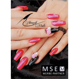 #487 Premium-EFFEKT Color Gel 5ml Neon-Pink mit grossen Schimmerpartikeln - MSE - The Beauty Company