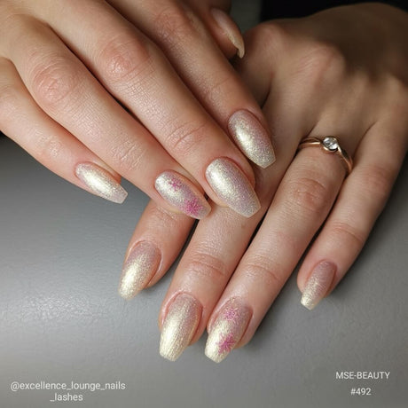 #492 Premium-EFFEKT Color Gel 5ml Goldenes Metallicgel - MSE - The Beauty Company