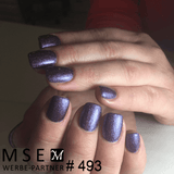 #493 Premium-EFFEKT Color Gel 5ml Rötlich-violettes Metallicgel - MSE - The Beauty Company