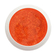 #498 Premium-GLITTER Color Gel 5ml Neon-Orange mit gold-irisierendem Glitter - MSE - The Beauty Company