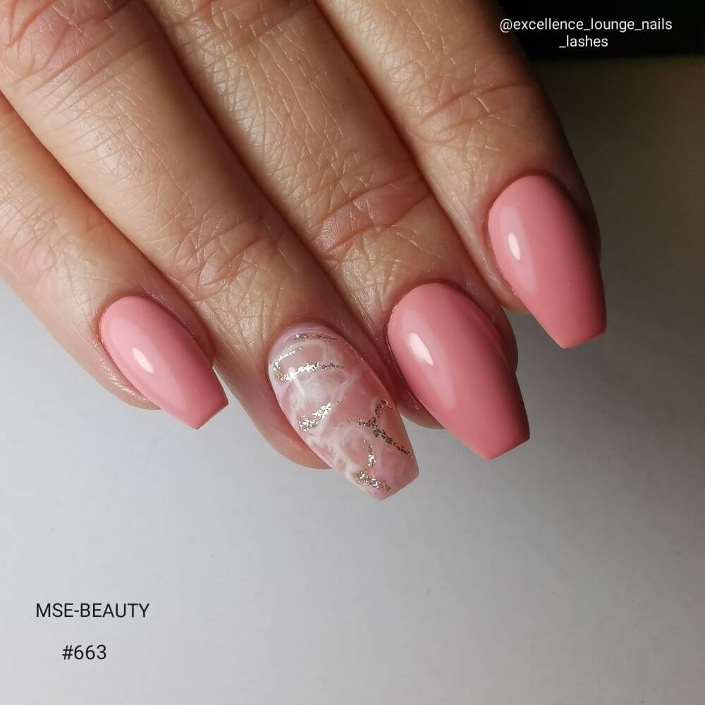 #663 Premium-PURE Color Gel 5ml Rosa - MSE - The Beauty Company