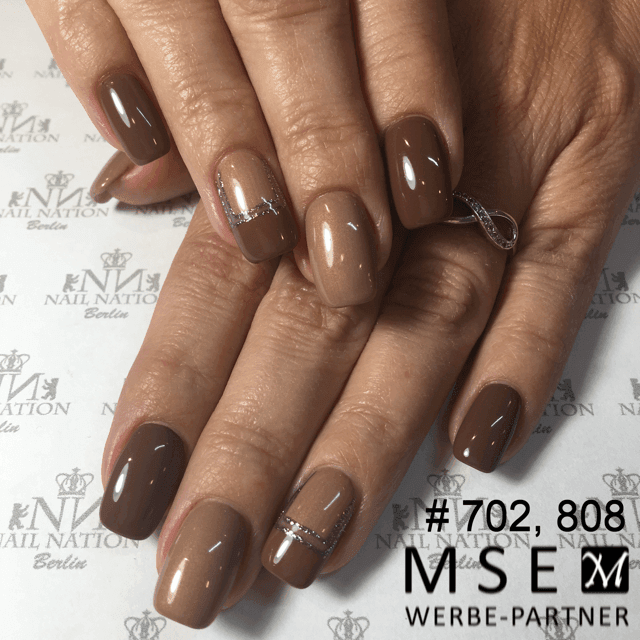 #702 Premium-EFFEKT Color Gel 5ml Braun - MSE - The Beauty Company
