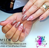 #734 Premium-GLITTER Gel 5ml Rosa - MSE - The Beauty Company