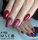 #760 Premium-EFFEKT Color Gel 5ml Rot - MSE - The Beauty Company