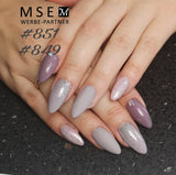 #849 Premium-EFFEKT Color Gel 5ml Violettt mit Schimmer - MSE - The Beauty Company