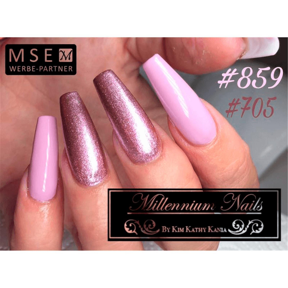 #859 Premium-PURE Color Gel 5ml Rosa - MSE - The Beauty Company