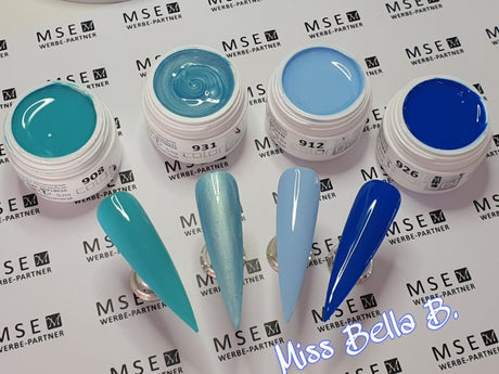 #908 Premium-PURE Color Gel 5ml Blaugruen - MSE - The Beauty Company
