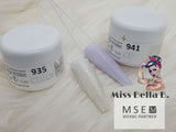 #935 Effekt Farbgel 5ml Weiss mit feinem Multiglitter - MSE - The Beauty Company