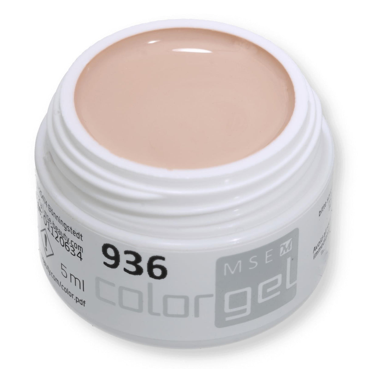 #936 Premium-PURE Color Gel 5ml Beige - MSE - The Beauty Company
