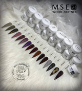 #947 EFFEKT Farbgel 5ml grün mit Multi Glitter - MSE - The Beauty Company