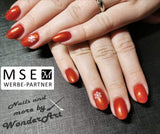 #950 EFFEKT Farbgel 5ml Orange mit Goldschimmer - MSE - The Beauty Company