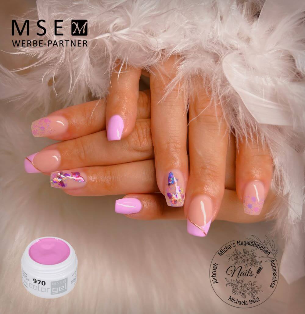 #970 PURE Farbgel 5ml Rosa - MSE - The Beauty Company