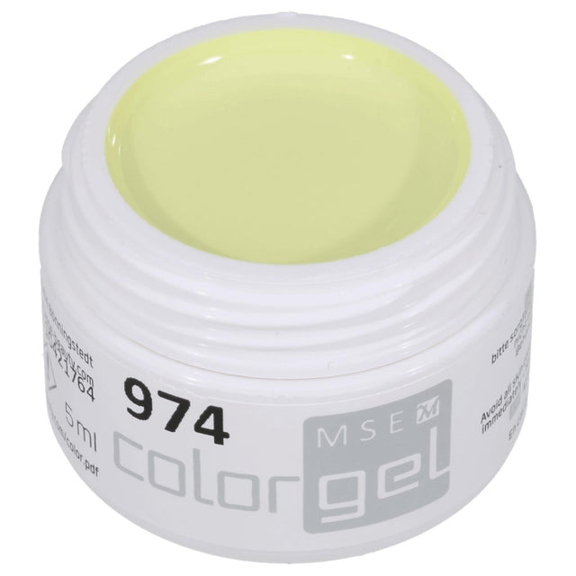#974 EFFEKT Farbgel 5ml Gelb - MSE - The Beauty Company