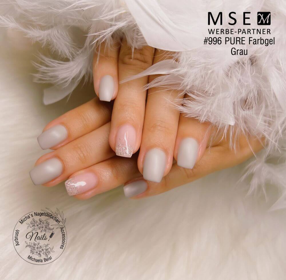 #996 PURE Farbgel 5ml Grau - MSE - The Beauty Company