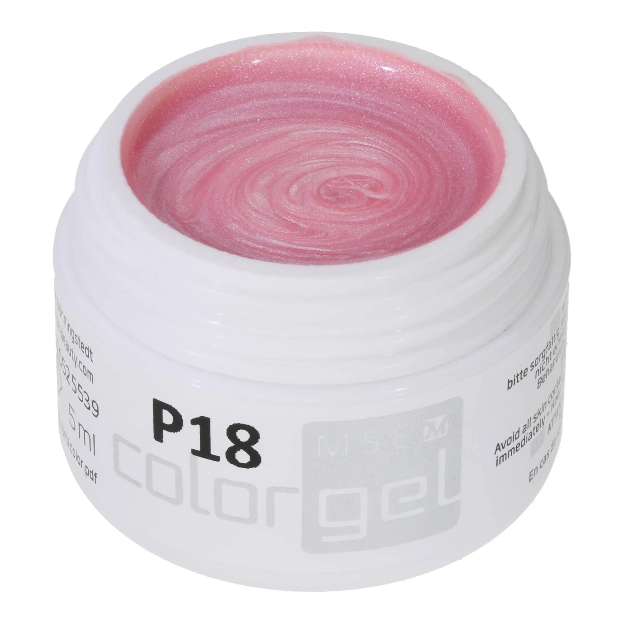Premium Pastell Neon Farbgel Rosa MS-113 – 5g, Hochdeckend – Made In Germany