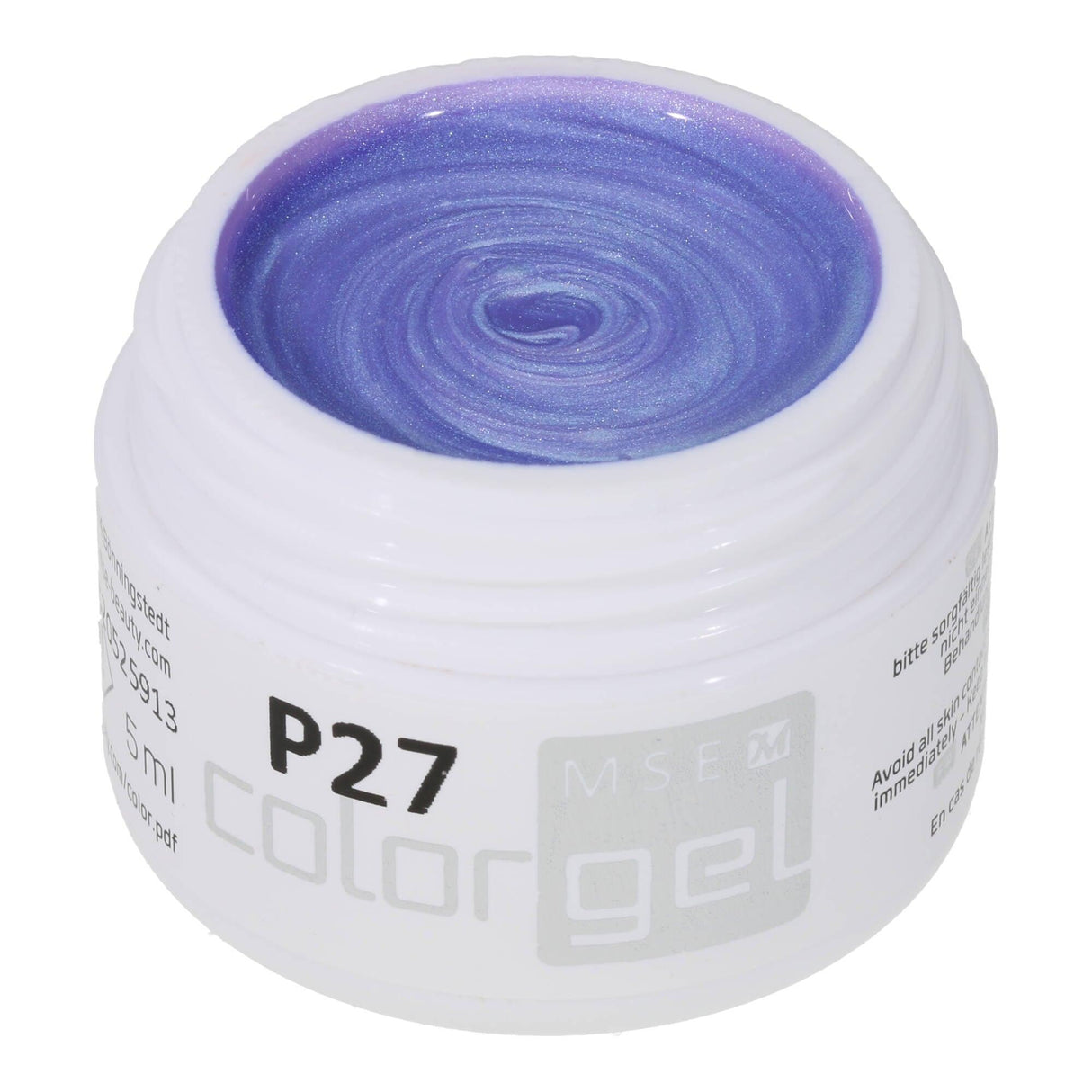 #P-27 Mother of Pearl EFFEKT Color Gel 5ml Flieder - MSE - The Beauty Company